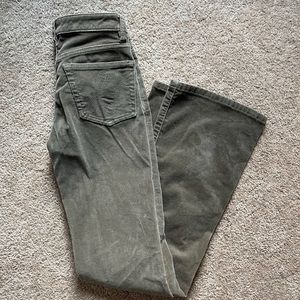 Bebe Women’s Olive Green Corduroy Pants Size 25